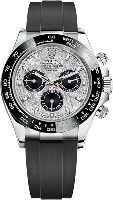 bracelet rubber rolex daytona|rolex daytona 18k white gold.